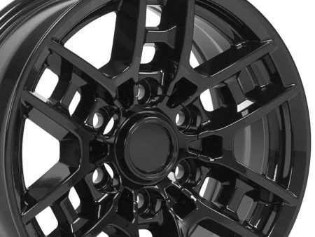 16  Replica TY17 fits Toyota Tacoma TRD 16x7 Gloss Black on Sale