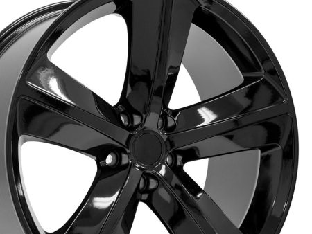 20  Replica DG05 fits Dodge Charger SRT 20x9 Black For Discount