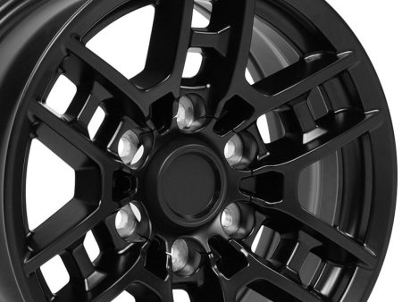 16  Replica TY17 fits Toyota Tacoma TRD 16x7 Satin Black Fashion