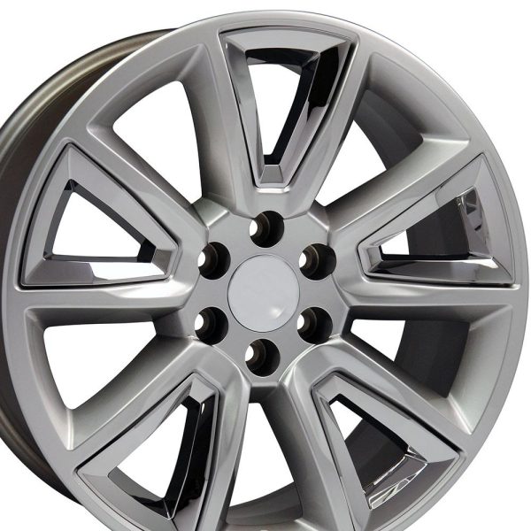 20  Replica CV73 fits Chevrolet Tahoe 20x8.5 Hyper Hot on Sale