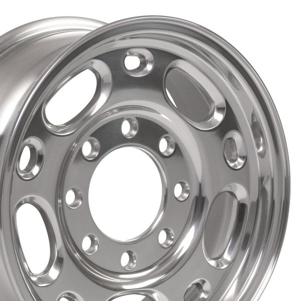 16  Replica CV82 fits Chevrolet 8 Lug Suburban 16x6.5 Polished Discount