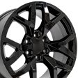 20  Replica CV66 fits Chevrolet Suburban 1500 20x9 Gloss Black Online Hot Sale