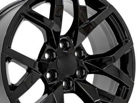 20  Replica CV66 fits Chevrolet Suburban 1500 20x9 Gloss Black Online Hot Sale