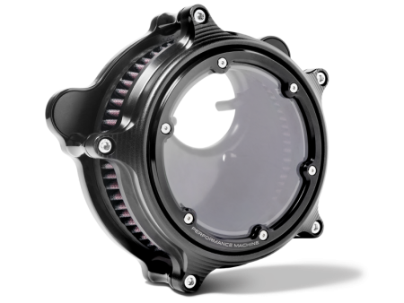 Performance Machine 23-Up CVO, 2024 Touring Vision Series Air Cleaner - Black Ops Cheap