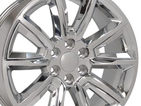 20  Replica CV73 fits Chevrolet Tahoe 20x8.5 Chrome Online now