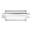 DC Sports Universal Round Muffler 3  Inlet 3  Outlet Online now