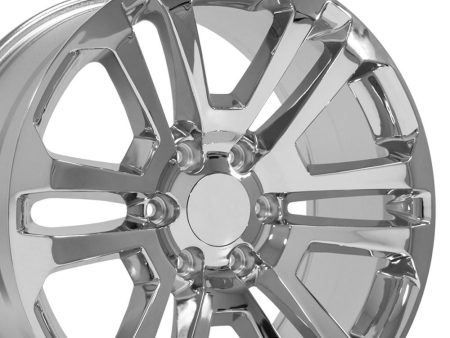 20  Replica CV99 fits GMC Sierra 20x9 Chrome Supply