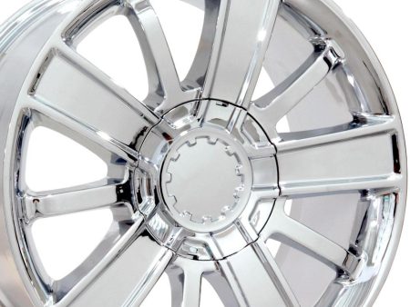 20  Replica CV77 fits Chevrolet 20x9 Chrome Fashion