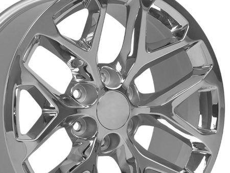 20  Replica CV98B fits Chevy Silverado 20x9 Chrome on Sale