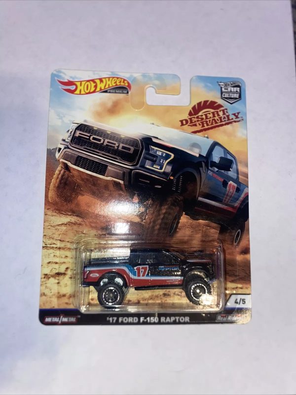 Hot Wheels Premium Desert Rally 17 Ford F-150 Raptor Sale