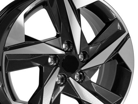 17  Replica HY12 fits Hyundai 17x7 Gloss Black Online Sale