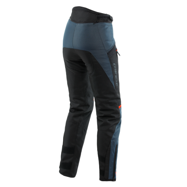 Dainese Tempest 3 Lady D-Dry Pants Ebony Black Lava-Red Size - 44 Online Sale