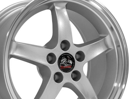 17  Replica FR04 fits Ford Mustang Cobra 17x9 Silver Online