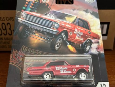 Hot Wheels Premium DragStrip Demons 63 Chevy Nova Online Sale