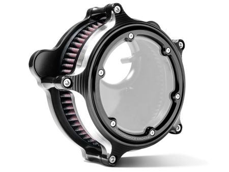 Performance Machine 23-Up CVO, 2024 Touring Vision Series Air Cleaner - Contrast Cut Hot on Sale