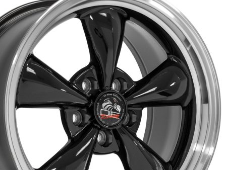 17  Replica FR01 fits Ford Mustang Bullitt 17x9 Black Fashion