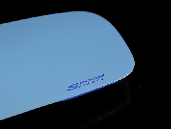 Spoon Sports Blue Wide Rear View Mirror - Honda Supply