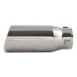 DC Sport Polished Stainless Universal Bolt On Exhaust Slant Cut Tip 2.875  Inlet 3.75  Outlet Online Sale