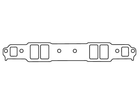 Cometic Chevy Gen1 Small Block V8 .020in Fiber Intake Mani Gskt Set-1.240in x 2.100in Rectangle Port For Cheap