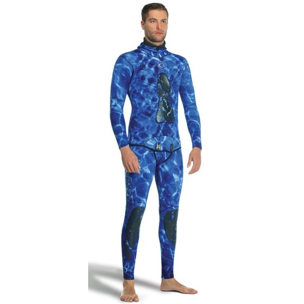 Sporasub 2mm Blue Deep Freediving & Spearfishing Wetsuits - Top and Bottom Combo Sale