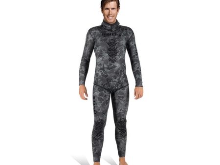 Mares 5mm Explorer Camo Black Freediving & Spearfishing Camouflage Wetsuits - Top and Bottom Cheap