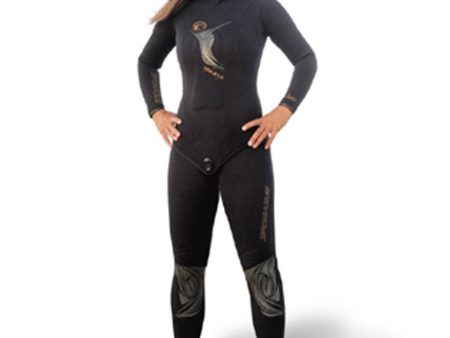 Sporasub 5mm Yemaya Women s Freediving & Spearfishing Wetsuits BLACK - Top and Bottom Online