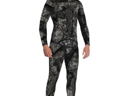 OMER Blackstone 7mm 2-Piece Men s Freediving & Spearfishing Camo Wetsuits - Top and Bottom For Sale