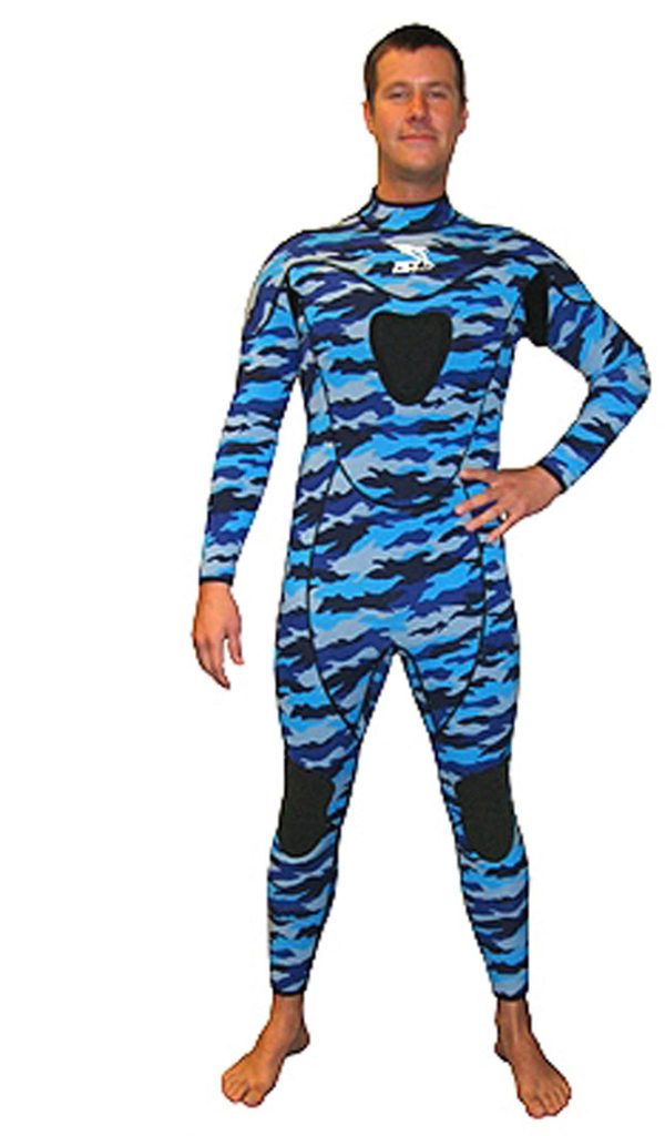 3mm Camouflage Camo Freediving & Spearfishing Wetsuits w  Gun Pad Online Hot Sale