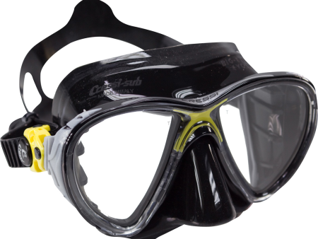 Cressi Sub Big Eyes Evolution 2 Lens Scuba Diving Silicone Mask Made in Italy Online now