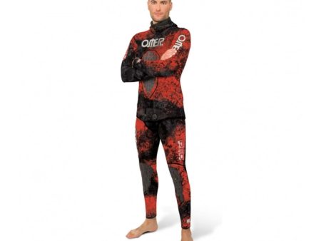 OMER Red Stone 3mm 2-Piece Men s Freediving & Spearfishing Camo Wetsuits - Top and Bottom For Discount